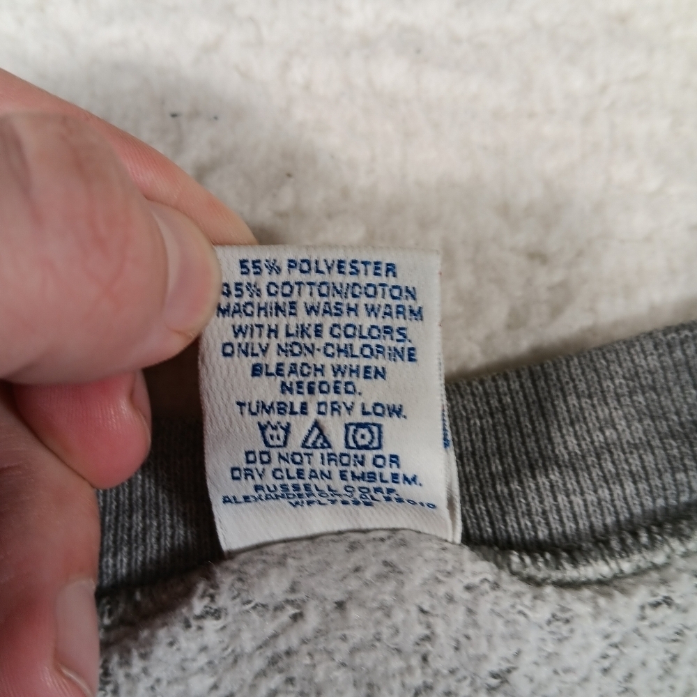 Vintage 90s Russell Athletic Sweatshirt Mens Large Gray Princeton University - Picture 3 of 11